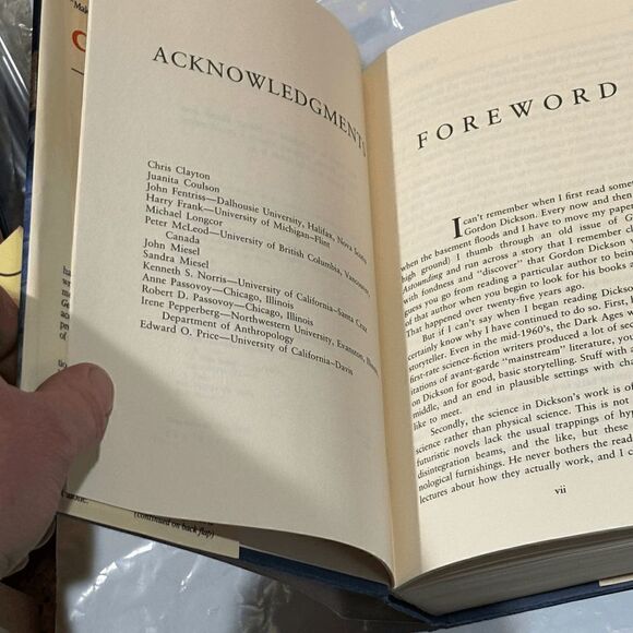 Wolf and Iron Hardcover 1st Edition 1st Printing 1990 by Gordon R. Dickson VG - Picture 9 of 11